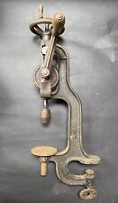 Victorian Antique Cast Iron, Jewellers, Watchmakers Drill Press, Bench Drill picture