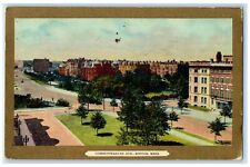 1910 Commonwealth Avenue Buildings Road Boston Massachusetts MA Antique Postcard picture