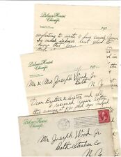 1901 Palmer House-Chicago,Ill/Bath,Steuben County,NY-Letter w/ Cover Env. picture