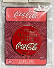 Coca-Cola 1917 Slogan Lapel Pin Item # 80 CC004 / Original Unopened Package picture