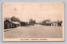 Main Street CAMARILLO California Antique Ventura County Collotype Postcard 1910s picture