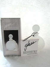 Silvestri Flacon Paris Satin Blown Glass 4.75” Tall Perfume Bottle New in Box picture