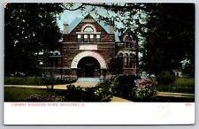 Sandusky Ohio~Library Soldiers Home~1909 Postcard picture