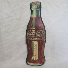 Original Tin 1950s Coca Cola Bottle Thermometer, 17