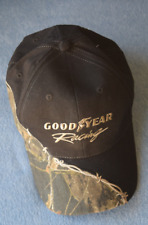 Goodyear Racing VTG K-Products Adjst /clasp BLK-Camo barb wire Trucker Hat Cap picture
