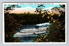 Penobscot River ME-Maine, Camden In Hampden Narrows, Antique, Vintage Postcard picture