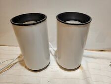 Two Vintage Mid-Century Modern Cylinder Can Up Light Lamps picture