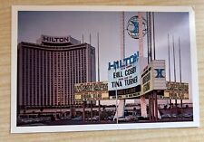Rare Vintage Postcard, Hilton Hotel Las Vegas, NV. Bill Cosby, Tina Turner picture