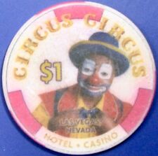 $1 Casino Chip. Circus Circus, Las Vegas, NV. Z11. picture