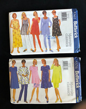 Vintage 1998 Butterick Maternity Classics Sewing Patterns UNCUT - lot of 2 picture