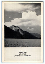 c1950's Jenny Lake Mt. Moran Jackson Hole Wyoming WY Unposted Postcard picture