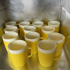 Vintage 60’s Thermo Mugs Arnoldware Rogers Inc. Set Of 12 Vintage Picnic Camper picture