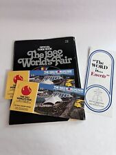 1982 World’s Fair Official Guide Book Color W/Maps + Postcards + Baptist Flyer picture