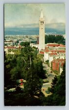 Berkeley CA-California, Campanile, University CA Campus, Vintage Postcard picture