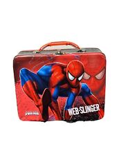 ORIGINAL Vintage 2010 Marvel Spider-Man Spider Sense Metal Lunch Box picture