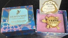 VTG Helena Rubinstein Turtle Compact Gold Plated Held Heaven-New In Box picture