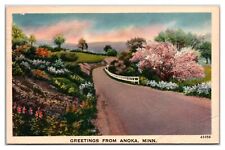 Greetings From Anoka, Minnesota Postcard picture
