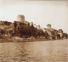 TURKEY Constantinople Roumeli Hissar c1910 Photo Glass Plate Stereo  picture