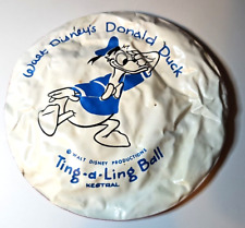 VTG Walt Disney's Donald Duck Ting-a-ling Ball Kestral Inflatable Blow Up READ picture