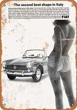 Metal Sign - 1961 Fiat - Vintage Look Reproduction picture