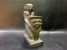 Rare pharaoh Harsomtusemhat Holding Hathor Head goddess of love picture