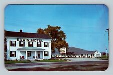Erwin NY, Erwin Motel, Antique, Street View, New York Vintage Souvenir Postcard picture
