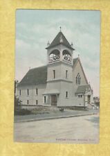 CT Ansonia 1908-14 antique postcard Emanuel Church Conn to Elizabeth NJ Shepard picture