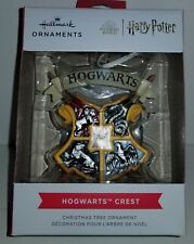 Halmark Harry Potter Hogwarts Crest, Christmas Tree Ornament, New in Box picture