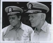 1976 Press Photo Charlton Heston & Henry Fonda Star In Midway - DFPG40161 picture