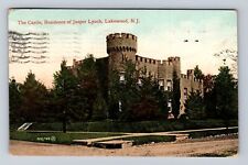 Lakewood NJ-New Jersey The Castle Residence Jasper Lynch, Vintage c1909 Postcard picture
