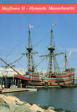 Postcard Mayflower II, Plymouth Massachusetts MA picture