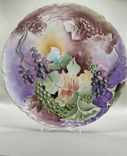 Haviland Hand Painted Plate grapes picture