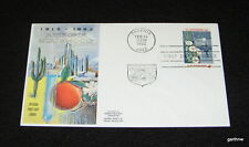 ARIZONA STATEHOOD 1962 ARTWORK FIRST DAY COVER 1912-1962 PHOENIX + INFO CARD picture