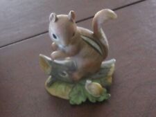 Vintage Homco Chipmunk Figurine With Snail Friends Ceramic 5