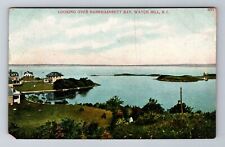 Watch Hill RI-Rhode Island, Looking Over Narragansett Bay, Vintage Postcard picture