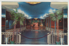 NY Postcard The Palm Room Interior - Chateau Gardens - NYC c1960 vintage F19 picture