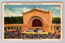San Diego CA-Californa, Balboa Park, Outdoor Organ, Vintage Souvenir Postcard picture
