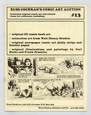 Russ Cochran's Comic Art Auction Catalog #13 VF- 7.5 1982 picture