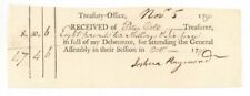 1790's dated Receipt of Peter Colt - Connecticut - American Revolutionary War -  picture