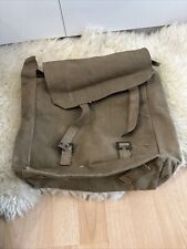 Vintage WW2 British Army Green Canvas Bag picture