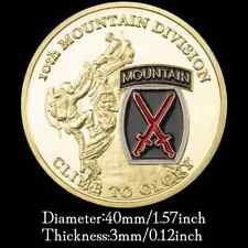 US Army 10th Mountain Division Challenge Coin picture
