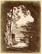 Bosetti, Italy, Cave alla Villa Serbelloni (Lake Como) Vintage albumen pri picture