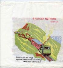 Brienzer Rothorn Aareschlucht Railway Napkin Brienzersee Switzerland  picture