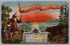 Portola Festival San Francisco California October 1909 Postcard picture