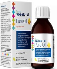 Speak+D Pure Oil, Natural Lemon Pediatrician Formulated to Support Children New picture