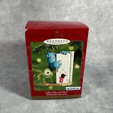 Hallmark Keepsake Ornament Disney Monsters Inc Sulley, Mike and Boo 2001 In Box picture