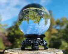 80mm Large Crystal Ball, Clear Crystal Quartz Glass Sphere, 3.15 Inch picture