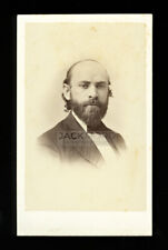 RARE 1860s CDV PHOTO EBEN TOURJEE AMERICAN MUSICIAN & TEACHER picture