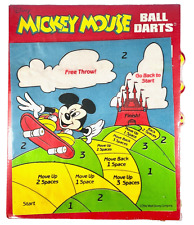 Vtg. DISNEY MICKEY MOUSE BALL DARTS GAME, Rare Version, Walt Disney ~ NEW SEALED picture