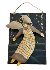 Vtg Otagiri Enesco Spirit Folk Angel 1997 Carol Endres Ornament Door Hanger picture